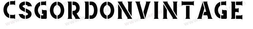 CSGordonVintage GBpc EUC H字体转换